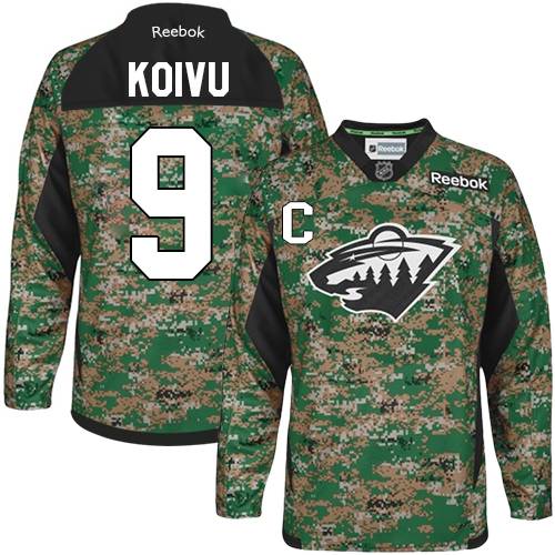 Хоккейный свитер NHL Minnesota Koivu military
