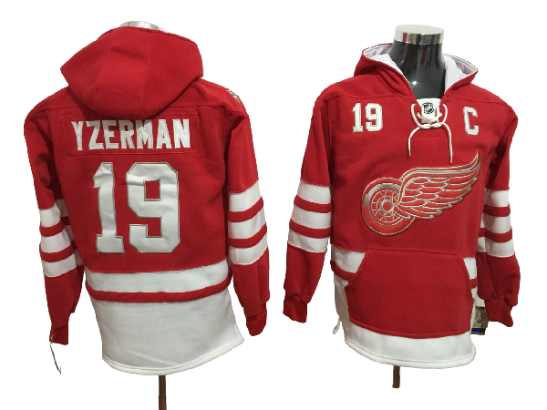 Хоккейная кофта Detroit Red Wings Yzerman красная