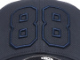 Бейсболка с номером 88 темно-синяя