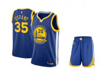 Форма для детей NBA Golden State Warriors DURANT #35 синяя