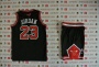 (ЛЮБАЯ ФАМИЛИЯ) Баскетбольная форма для детей Chicago Bulls чёрная