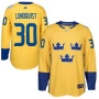 Хоккейный свитер сборной Швеции Lundqvist КМ 2016  2 цвета по выгодной цене.