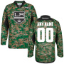 (СВОЯ ФАМИЛИЯ) Хоккейный свитер Los Angeles Kings камуфляж по выгодной цене.