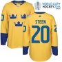 Хоккейный свитер сборной Швеции Steen КМ 2016 2 цвета по выгодной цене.