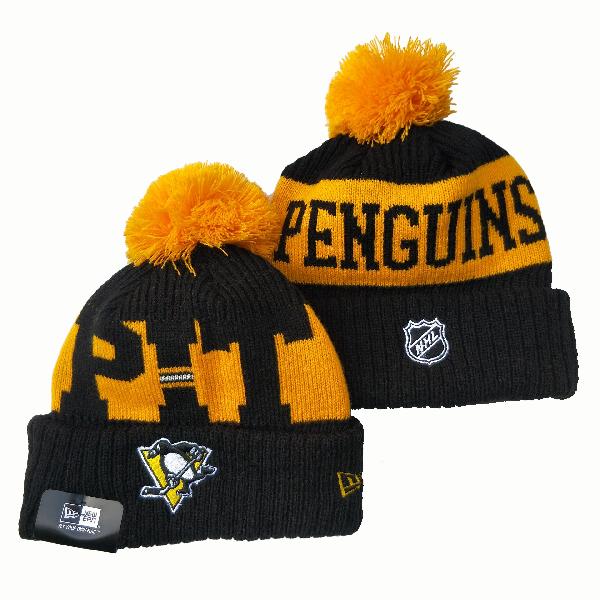 Хоккейная шапкаи Pittsburgh Penguins с бумбоном