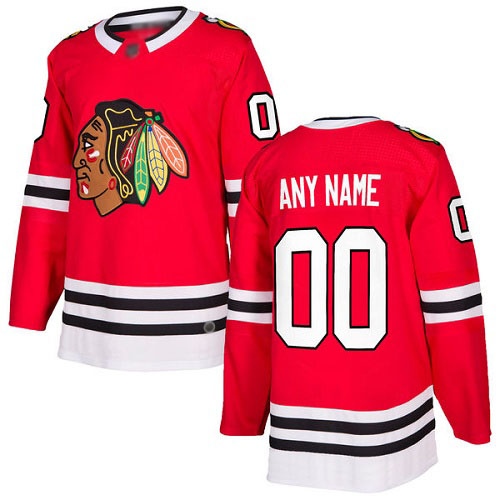 Хоккейная форма Чикаго Блэкхокс со своей фамилией.