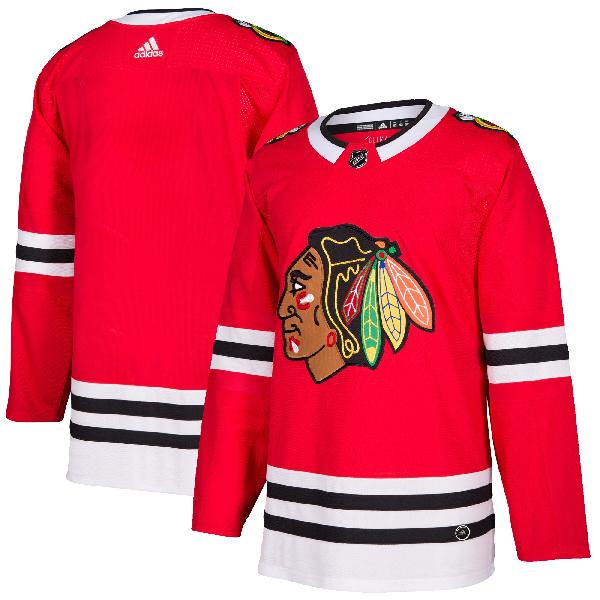 Хоккейный свитер Чикаго Блекхокс пустой красный