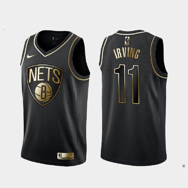 Джерси Brooklyn Nets IRVING #11 gold