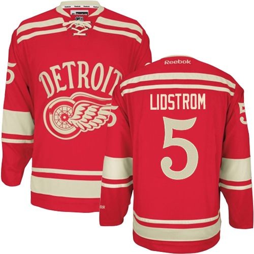 Хоккейный свитер Detroit Red Wings LIDSTROM #5 winter classic 2014