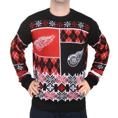 Теплый свитер NHL Detroit Red Wings