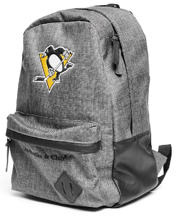 Рюкзак НХЛ Питтсбург серый