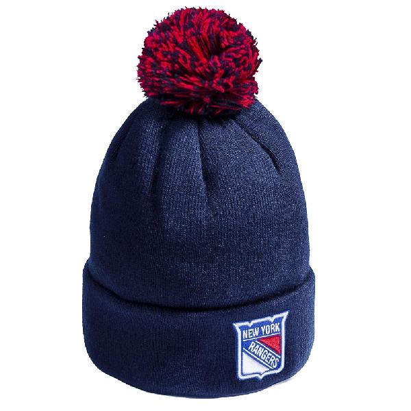 Хоккейная шапка Нью Йорк Рейнджерс с бумбоном