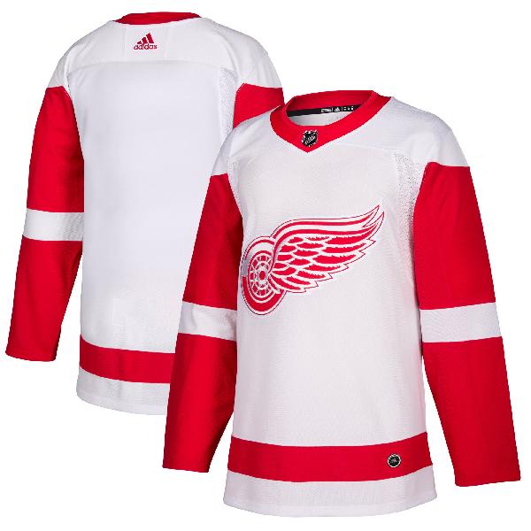 Хоккейный свитер Detroit Red Wings белый пустой