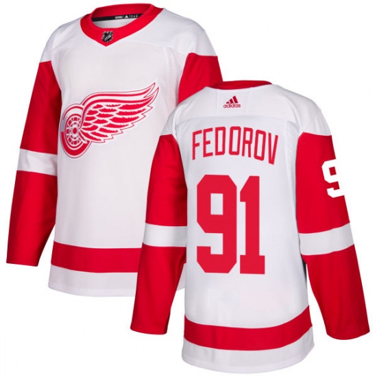 (2 ЦВЕТА) Джерси Detroit Red Wings FEDOROV #91