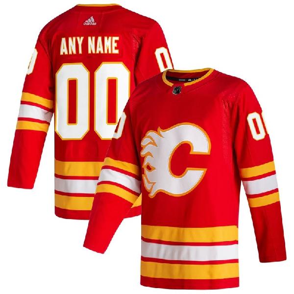 Хоккейная форма Calgary Flames со своей фамилией