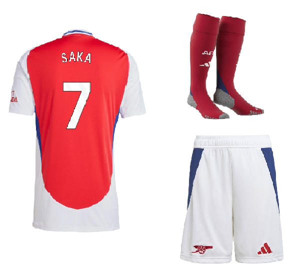 Футбольная Форма Arsenal 2024-2025 Бакайо Сака