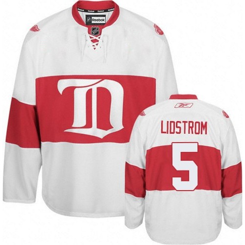 Хоккейный свитер Detroit Red Wings LIDSTROM #5 winter classic 2009