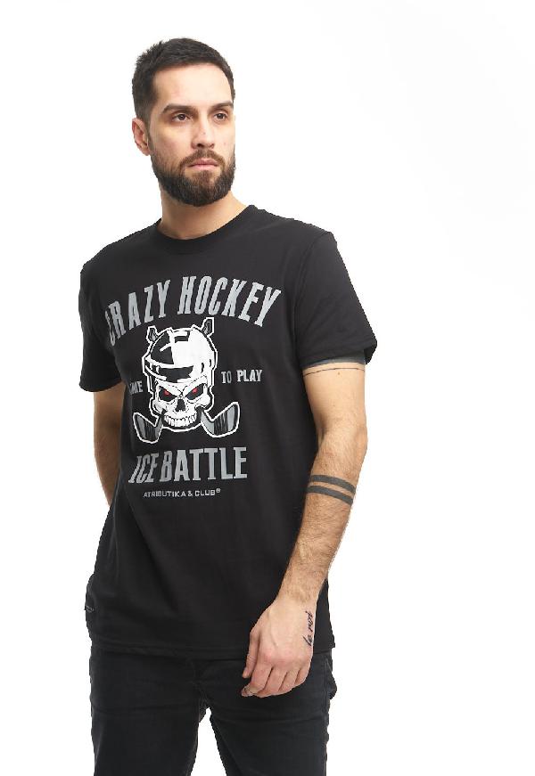 Хоккейная футболка Crazy Hockey black