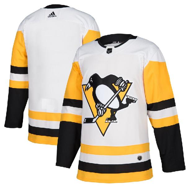 Хоккейный свитер Pittsburgh Penguins пустой белый