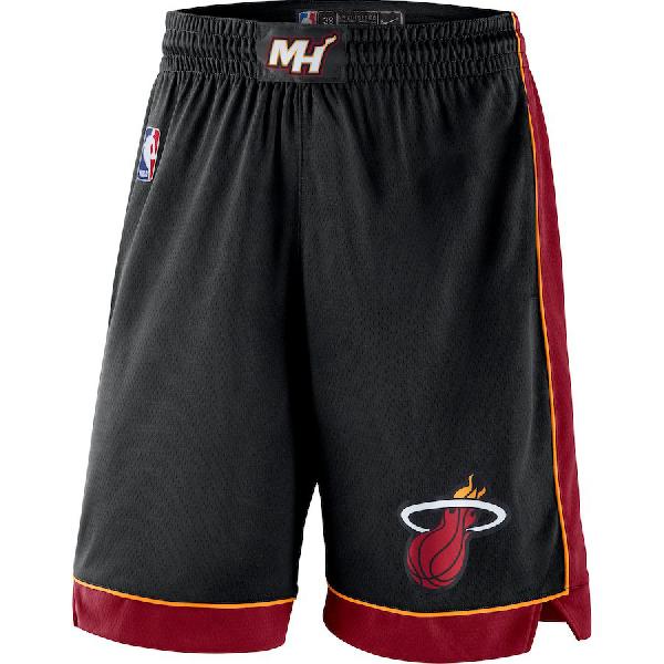 Баскетбольные шорты Miami Heat чёрные