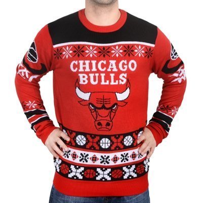 Теплый свитер НБА Chicago Bulls