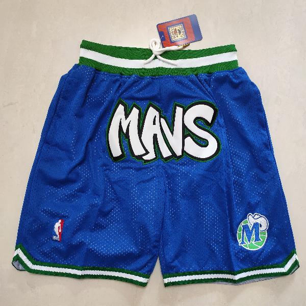 Баскетбольные шорты Даллас Маверикс с карманами