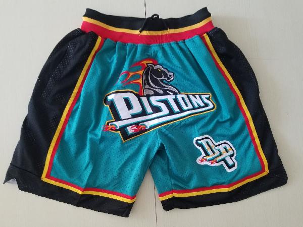 Баскетбольные шорты с карманами Detroit Pistons