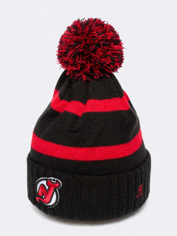 Шапка NHL New Jersey Devils в полоску