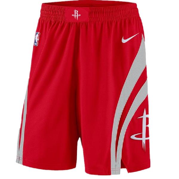 Баскетбольные шорты Houston Rockets красные до 2018