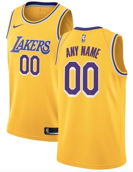 Джерси Los Angeles Lakers со своей фамилией