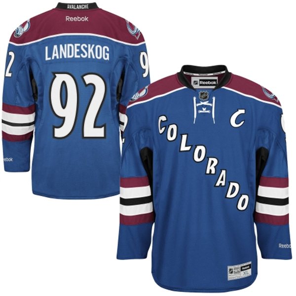 3 ЦВЕТА Хоккейная форма до 2017 Colorado Avalanche Landeskog  
