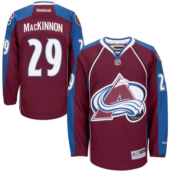 Хоккейный свитер Colorado Avalanche Mackinnon 3 цвета