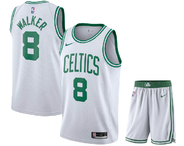 (3 ЦВЕТА) Баскетбольная форма Boston Celtics WALKER #8