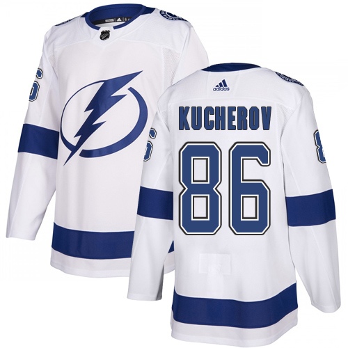 Хоккейный свитер Tampa Bay KUCHEROV #86 белый
