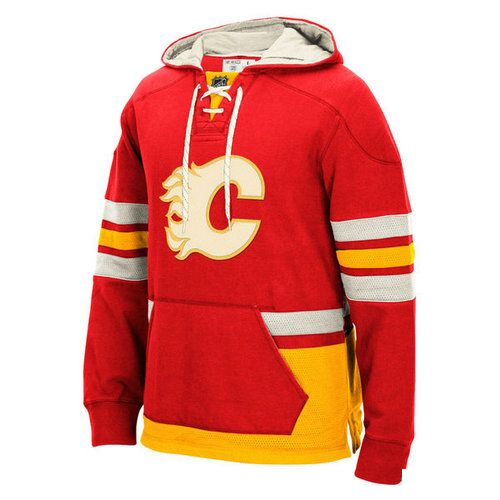 (ЛЮБАЯ ФАМИЛИЯ) Хоккейный балахон Calgary Flames