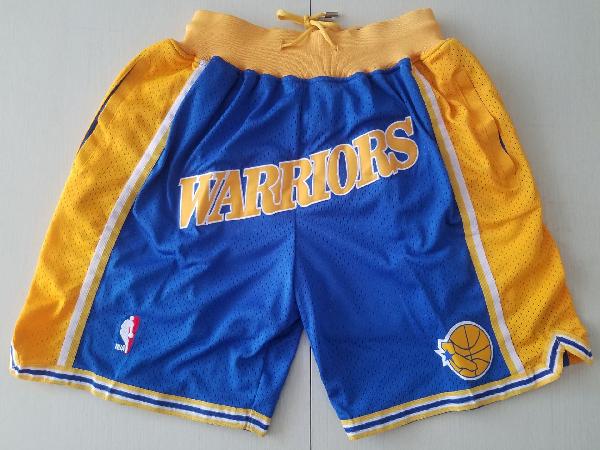 Баскетбольные шорты с карманами Golden State Warriors