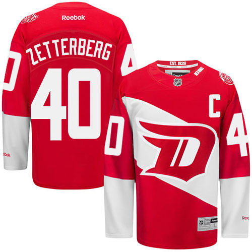 Хоккейный свитер Detroit Red Wings ZETTERBERG #40 stadium series 2016