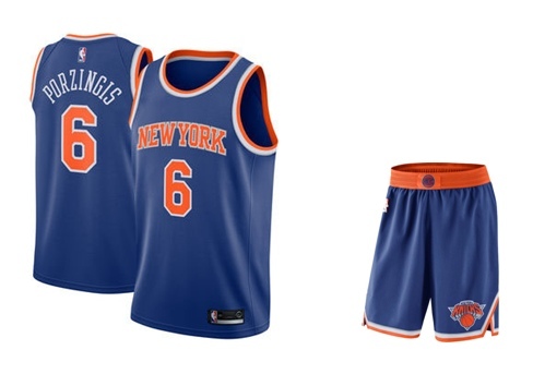 Баскетбольная форма New York Knicks синяя