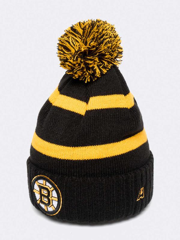Шапка NHL Boston Bruins в полоску