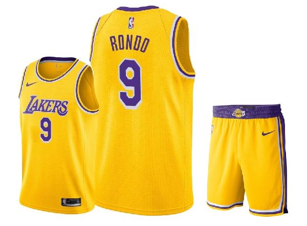 Баскетбольная форма Los Angeles Lakers RONDO #9