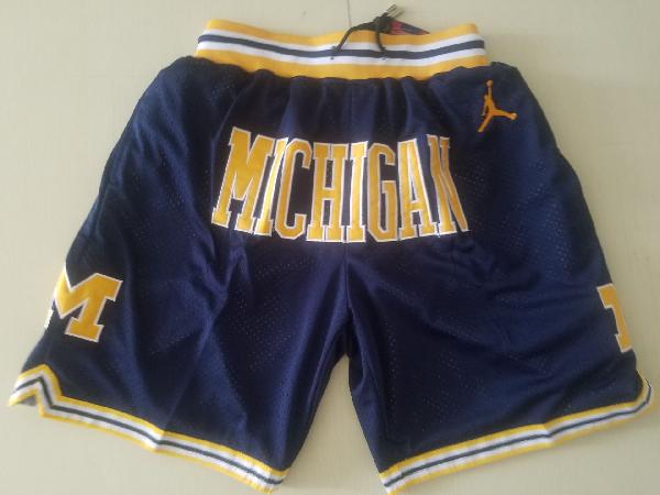 Баскетбольные шорты с карманами Мичиган