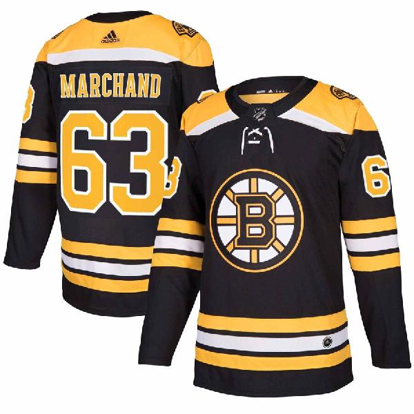 Хоккейный свитер Boston Bruins MARCHAND #63 ( 2 ЦВЕТА)