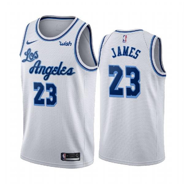 Майка Los Angeles Lakers JAMES #23 white city