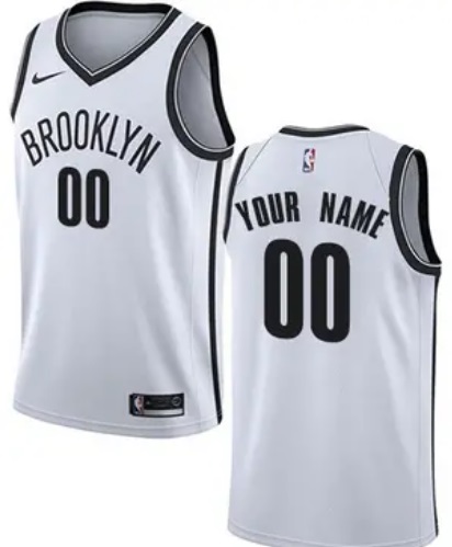Джерси Brooklyn Nets белая (СВОЯ ФАМИЛИЯ)