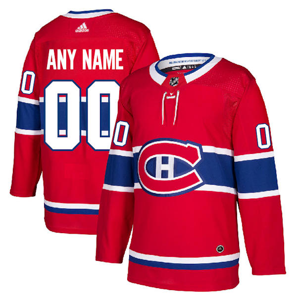 Хоккейный свитер Монреаль Канадиенс со своей фамилией