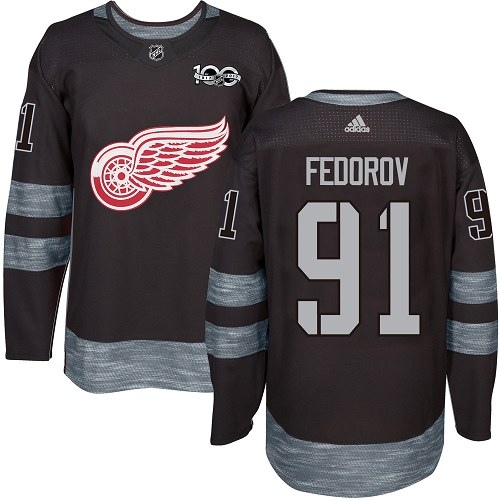 (100 лет кубку Стэнли) Джерси Detroit Red Wings FEDOROV #91