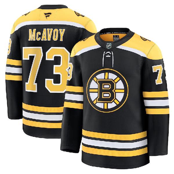 Хоккейный свитер McAvoy черный 2024-2025