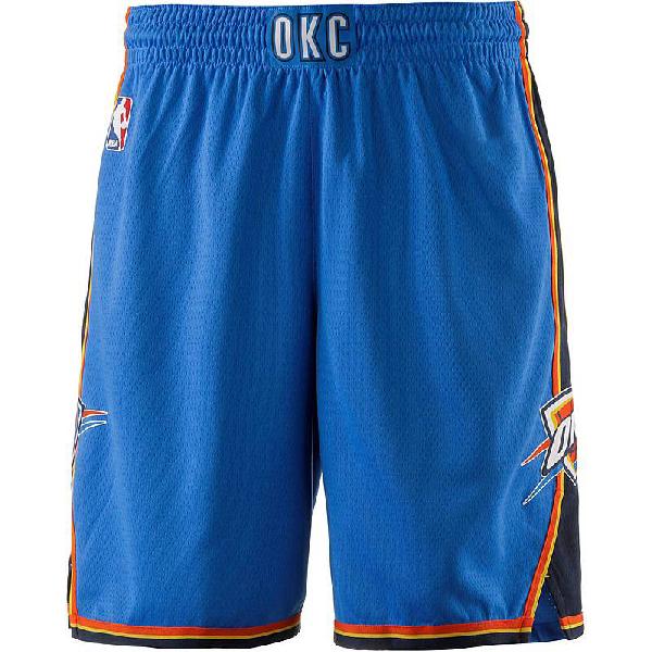 Баскетбольные шорты Oklahoma City Thunder голубые