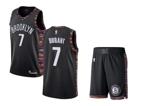 Баскетбольная форма Brooklyn Nets Кевин Дюрант city edition
