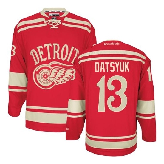 Хоккейный свитер Detroit Red Wings DATSYUK #13 winter classic 2014